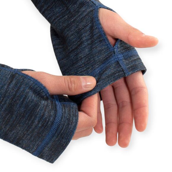 Lululemon | Size 4 | Blue / Black Slub Denim Reversible Limitless Forme Jacket - Picture 3 of 12